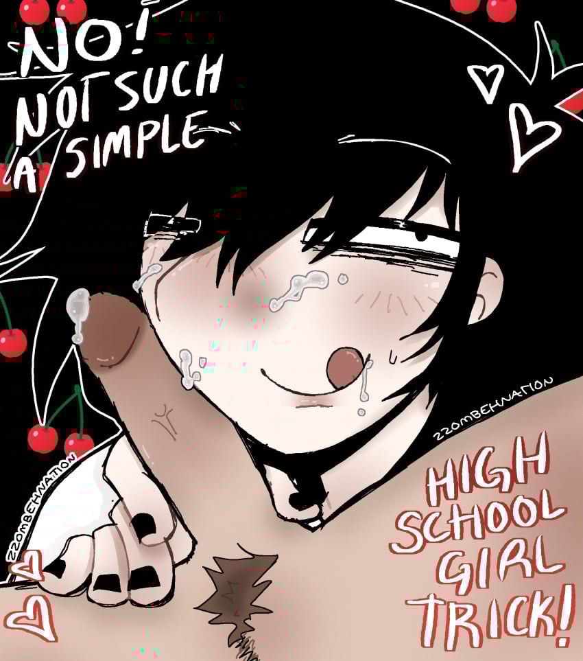 after_oral blowjob cum cum_in_mouth cum_on_face death_note gay gay_blowjob handjob holding_penis l l_lawliet light_yagami male male/male oral oral_sex penis penis_in_hand penis_on_face tongue_out wink winking_at_viewer zzombehnation
