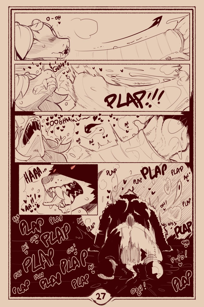anthro anthro_on_feral anthro_penetrating anthro_penetrating_feral balls bear biped clenched_teeth cloaca cloacal_penetration cold-blooded-twilight comic dreamworks duo erection fangs female feral feral_penetrated fur genitals giant_panda heart_symbol hi_res kung_fu_panda male mammal master_po_ping master_viper onomatopoeia penetration penile penile_penetration penis pussy rear_view reptile scalie serpentine sex snake sound_effects teeth text tongue tongue_out vaginal_penetration zoophilia