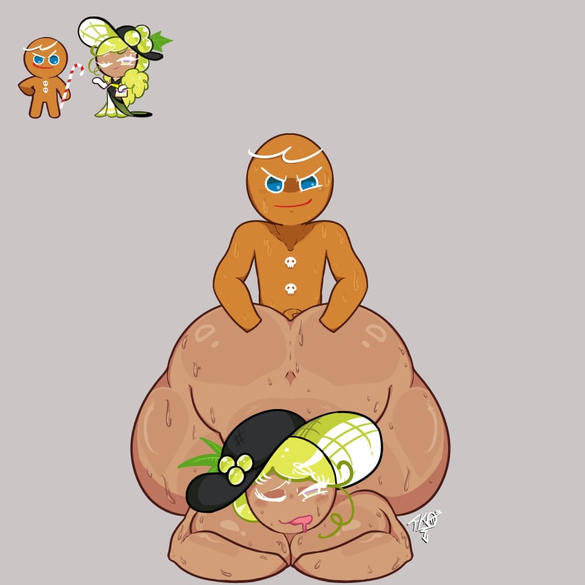 1boy 1girls big_breasts cookie_run cookie_run_ovenbreak fimkoboi gingerbrave sex shine_muscat_cookie tagme thick_thighs