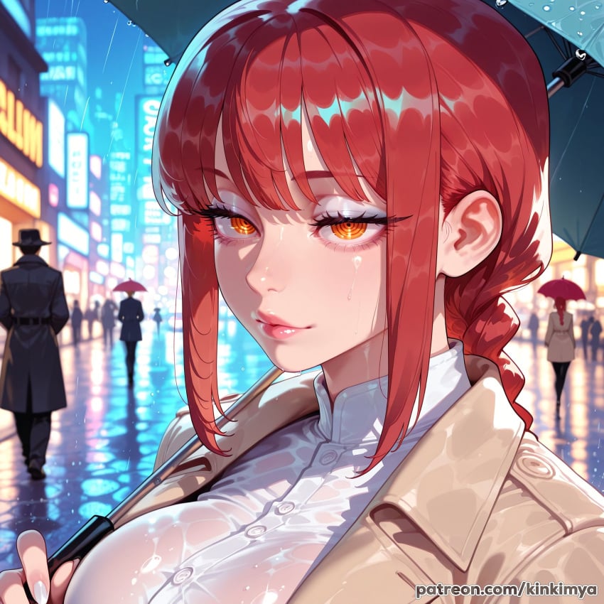 1girl 1girls ai_generated ass bangs big_breasts braid braided_hair braided_ponytail breasts camel_toe cameltoe chainsaw_man cleavage clothed clothed_female curvy female female_focus female_only fringe fully_clothed hetero high_resolution highres huge_breasts kinkimya large_breasts lips makima_(chainsaw_man) milf nipples_covered nipples_visible_through_clothing panties red_hair sfw solo solo_female solo_focus straight teeth tight_clothes tight_clothing very_large_breasts yellow_eyes