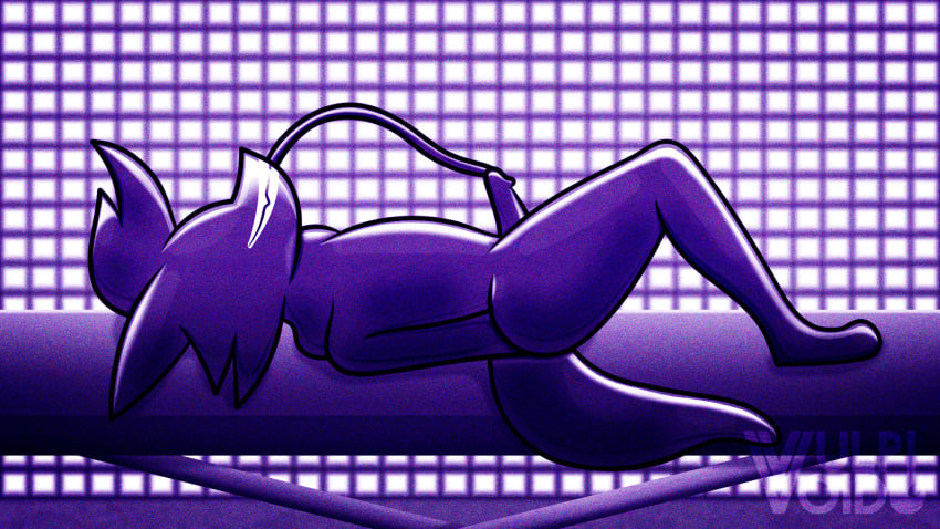 16:9 animated bodily_fluids bondage bondage bound cum cum_circulation furry generation_5_pokemon genital_fluids hi_res invalid_tag latex lewd_(disambiguation) nintendo pokemon pokemon_(species) purple_theme restricted_palette rubber short_playtime tagme widescreen zorua