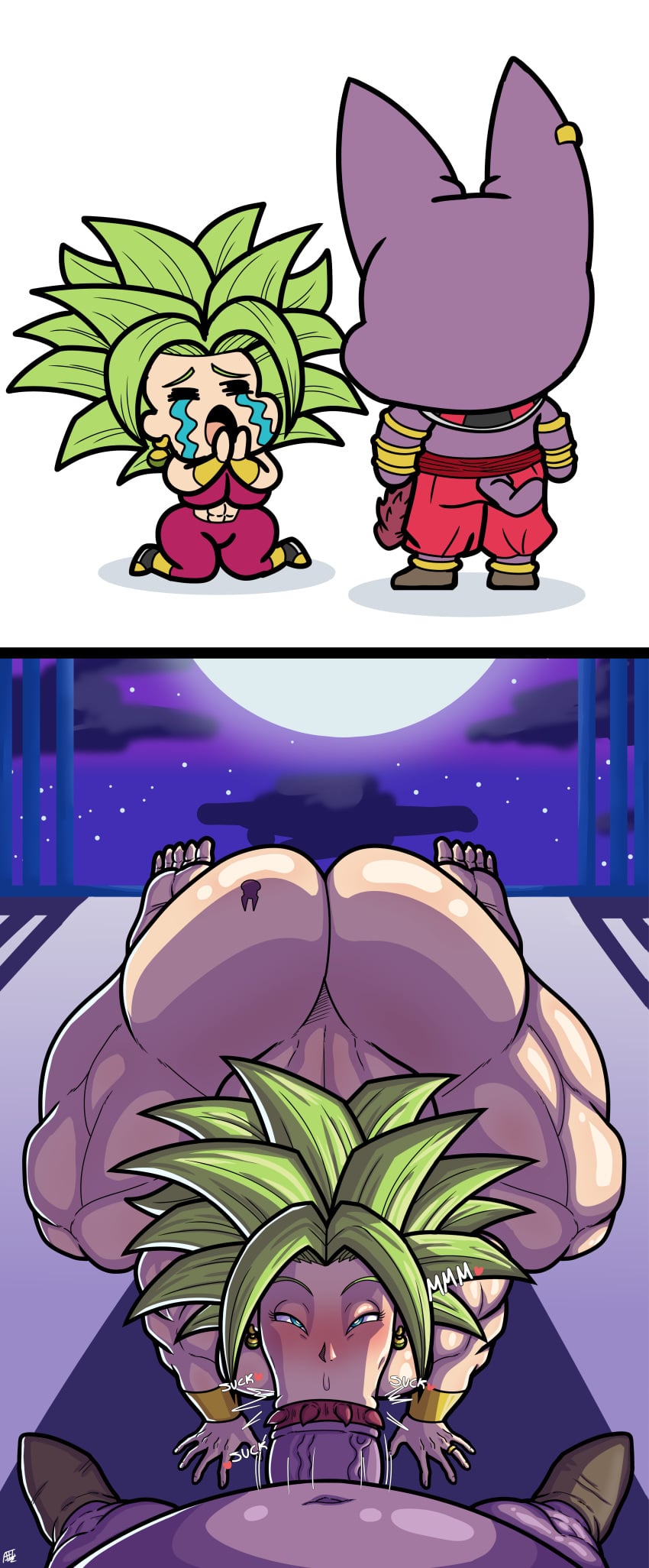 1boy 1girls afreetime alternate_ass_size alternate_breast_size alternate_version_available ass ass_bigger_than_head big_ass big_breasts blowjob blowjob_face breasts caulifla champa champanized collaboration color cum cum_in_mouth cum_inside dragon_ball dragon_ball_super earrings ejaculation fellatio female female_saiyan fusion hands-free hands-free_paizuri happy happy_paizuri happy_sex heart huge_ass huge_breasts kale kefla kefla_(dragon_ball) large_ass large_breasts legendary_super_saiyan looking_at_penis male oral paizufella paizuri paizuri_on_lap partial_male penis pov pov_paizuri purple_skin saiyan straight sucking sucking_dick sucking_penis super_saiyan super_saiyan_2 tattoo theafreetime topless vlaimk wedding_ring