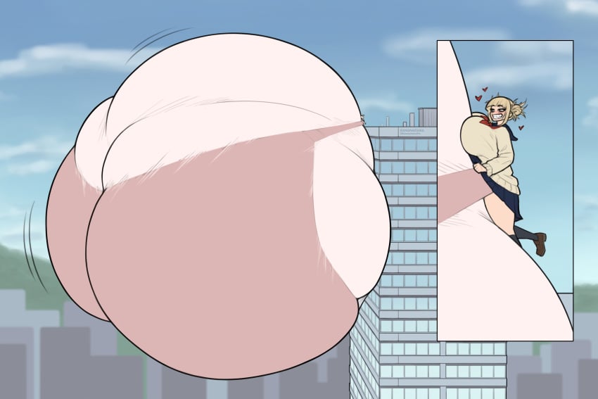 1futa ball_bra balls balls_bigger_than_body bananarama_(artist) big_balls big_breasts big_penis breasts bulge fully_clothed futa_focus futa_only futanari gigantic_balls himiko_toga huge_balls huge_bulge huge_cock huge_penis hyper hyper_balls hyper_bulge hyper_genitalia hyper_penis hyper_testicles macro massive_balls massive_penis my_hero_academia penis penis_bigger_than_body smile solo thick_penis