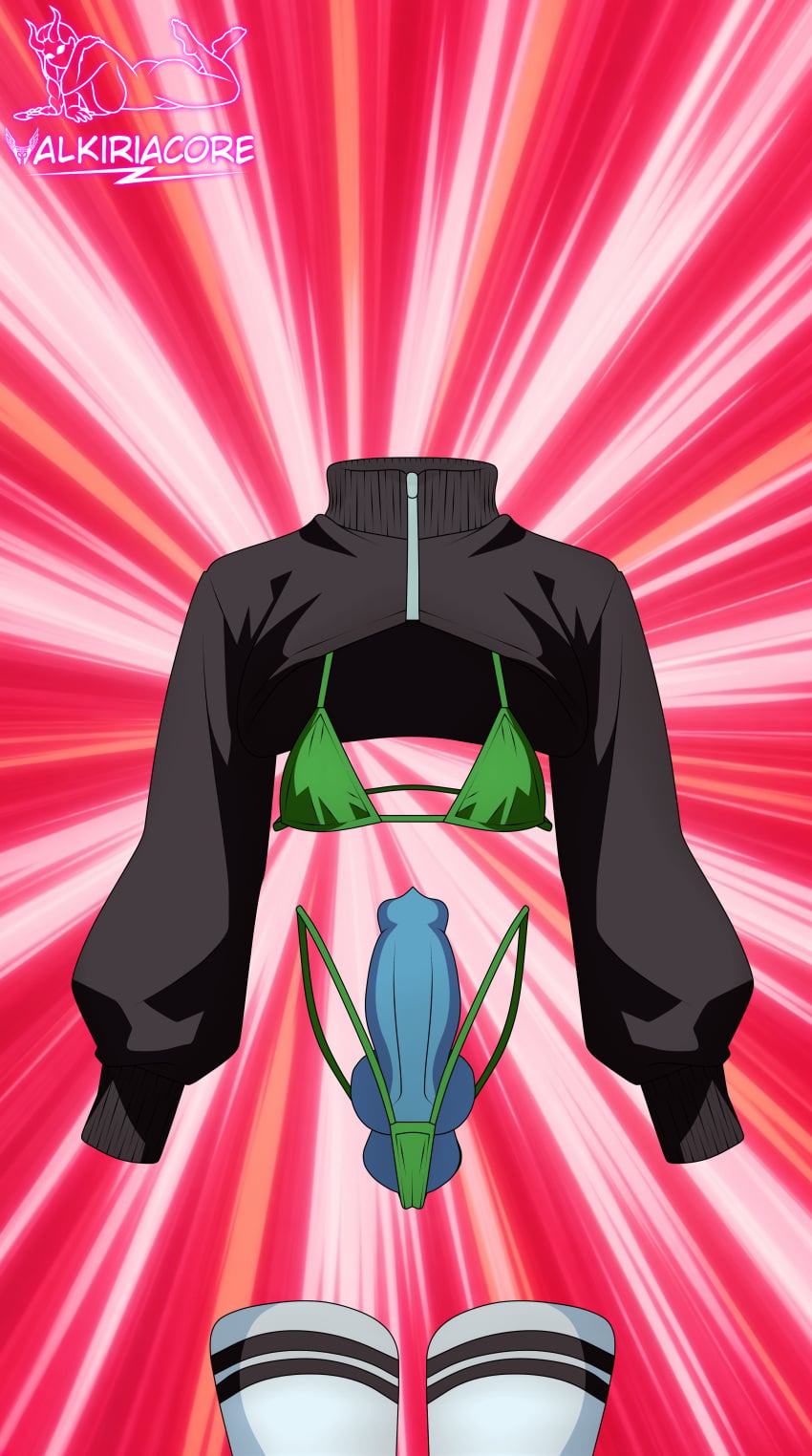 accurate_art_style black_jacket boku_no_hero_academia dildo dildo_in_ass dog green_bikini green_eyes green_hair hagakure_tooru hagakure_tooru_(invisible) hagakure_tooru_(visible) invisible_girl invisible_woman long_stockings my_hero_academia smile super_powers superhero superheroine valkiriacore