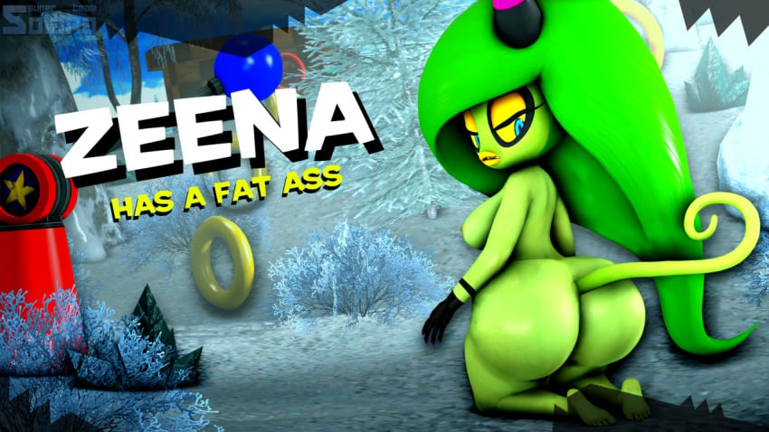 3d 3d_model ass ass_focus big_ass big_breasts breasts bubble_ass bubble_butt deadly_six kabalmystic nude seductive sega sonic_(series) sonic_lost_world sonic_the_hedgehog_(series) superstreamteam zeena zeena_(kabalmystic) zeti zeti_(species)