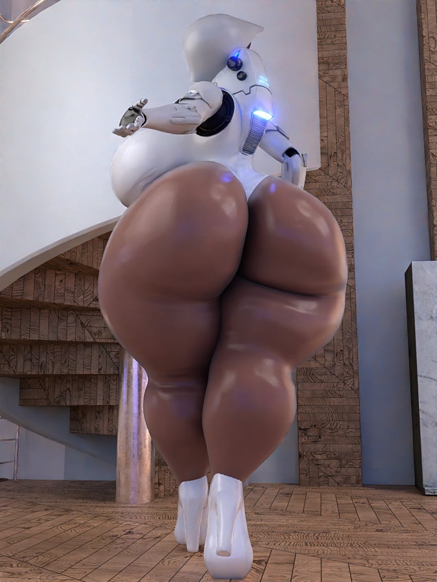 1girls 3d big_ass dark-skinned_female fat_ass haydee haydee_(game) helmet high_heels huge_ass huge_breasts huge_thighs inviting leotard looking_at_viewer looking_back pov qzk_forte robot solo thick_thighs voluptuous walking wide_hips