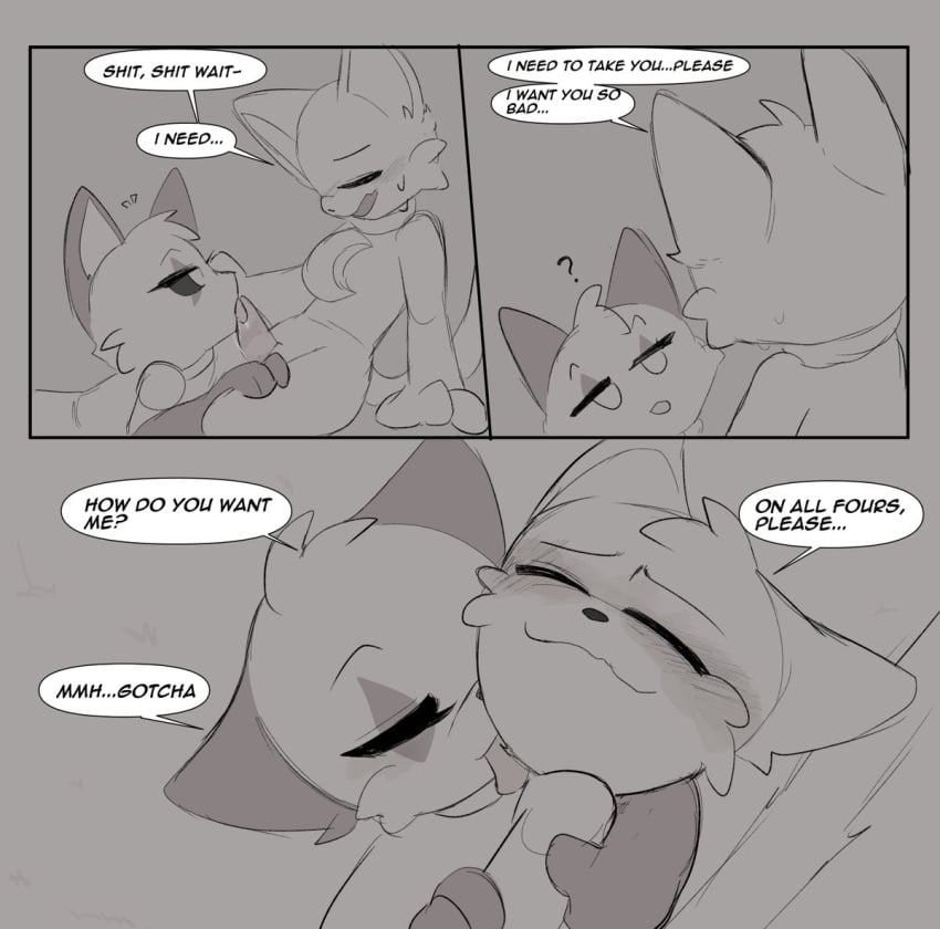 1boy 1boy1girl 1girl2boys 1girls anthro anthro_on_anthro anthro_only black_and_white catnap catnap_(poppy_playtime) comic comic_page comic_panel critters_(poppy_playtime) dialogue domestic_cat feline female female/male furry_only hugging ki_kidrew licking licking_neck licking_penis male male/female no_humans penis poppy_playtime poppy_playtime_(chapter_3) purple_fur purple_skin sex simple_background simple_shading smiling_critters tagme