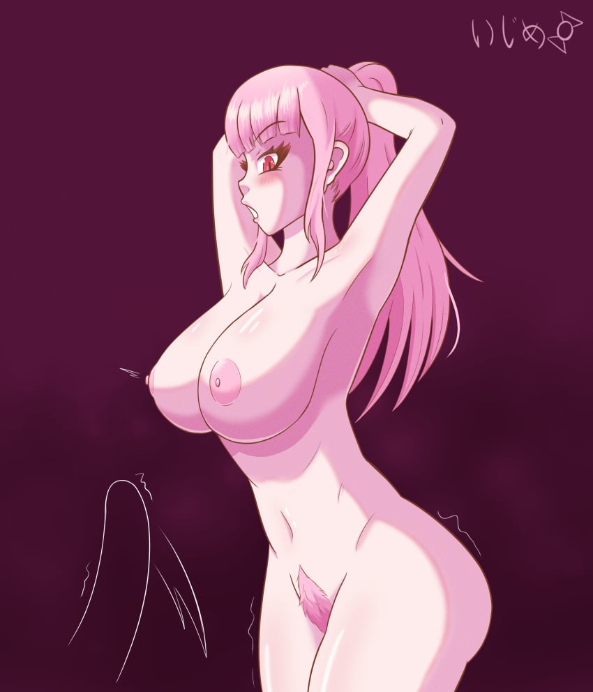 1boy 1girls big_breasts completely_nude completely_nude_female erection female female_pubic_hair hololive hololive_english hololive_myth ijimecandy male mori_calliope naked naked_female nude nude_female pink_hair ponytail pubic_hair red_eyes sequence virtual_youtuber