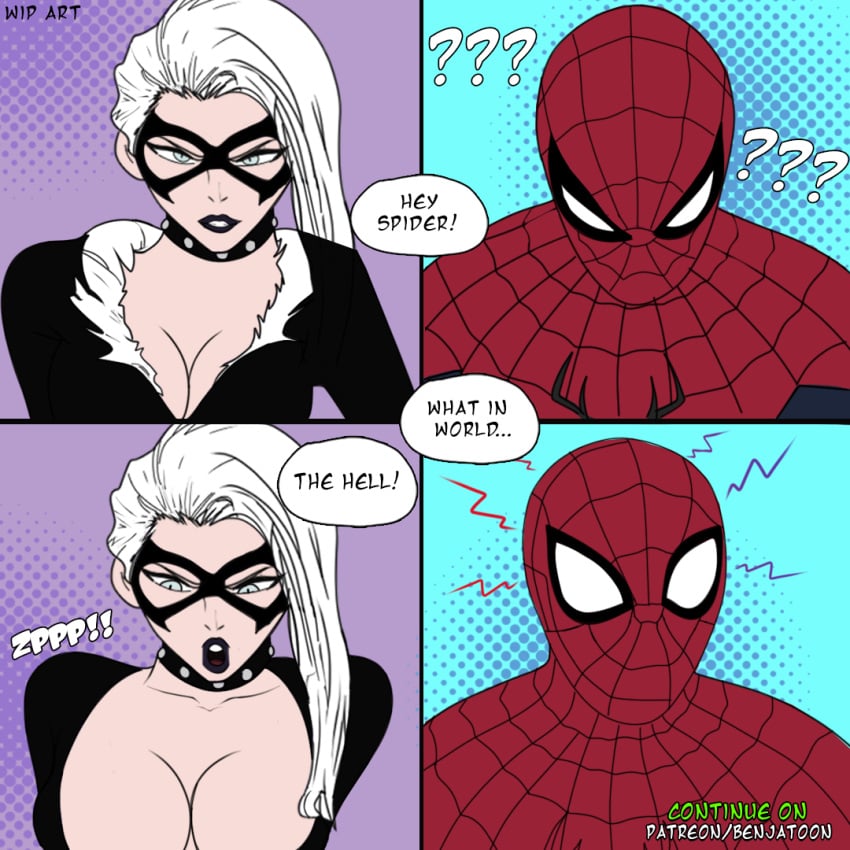 big_boobs big_breasts black_cat_(marvel) boobs_bigger_than_head boobs_focus boobs_out breast_growth breasts breasts_apart breasts_bigger_than_head breasts_out comic comic_page comic_panel comic_strip felicia_hardy patreon patreon_artist patreon_exclusive patreon_link patreon_logo patreon_reward patreon_url patreon_username patreon_watermark peter_parker spider-man spider-man:_across_the_spider-verse spider-man:_into_the_spider-verse spider-man_(series) undressed undressing undressing_self unzipped unzipped_bodysuit unzipping work_in_progress