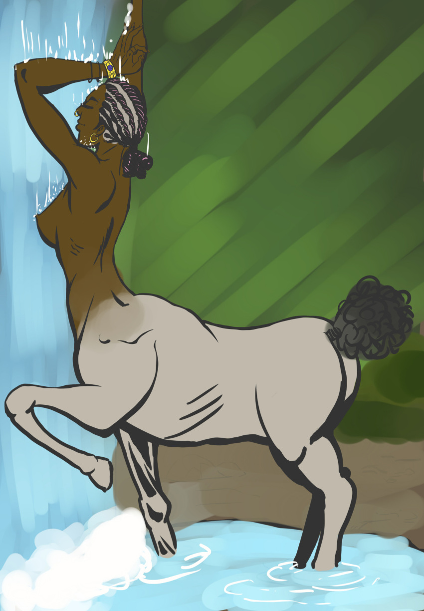 centaur dark-skinned_female dark_skin female smashko taur