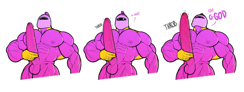 bara big_balls big_penis boner erection gigantic_penis growth head_reeled_back helmet huge_cock hyper_penis kirby_(series) knight lanzer long_penis male_only masturbation muscular nintendo nude penis_growth ripped-saurian solo solo_male throbbing veiny_penis white_background yaoi