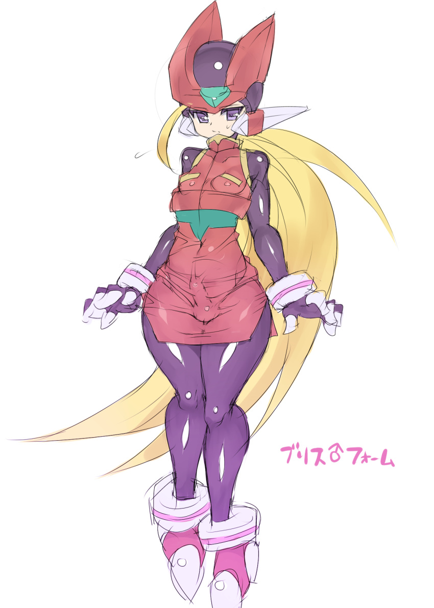 1futa big_butt blonde_hair clothed clothing femboy futa futa_only futanari girly grey_eyes mega_man mega_man_zero moobs penis_under_clothes penis_under_dress small_breasts small_penis solo solo_male thick_thighs thighs very_long_hair yellow_hair zero_(mega_man) ziz_(pantwo)