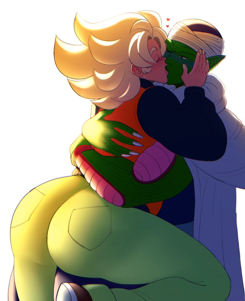 2boys big_ass_(male) femboy feminine_male feminization gay goku jahbebussin kissing no_sex piccolo son_goku super_saiyan tagme yaoi