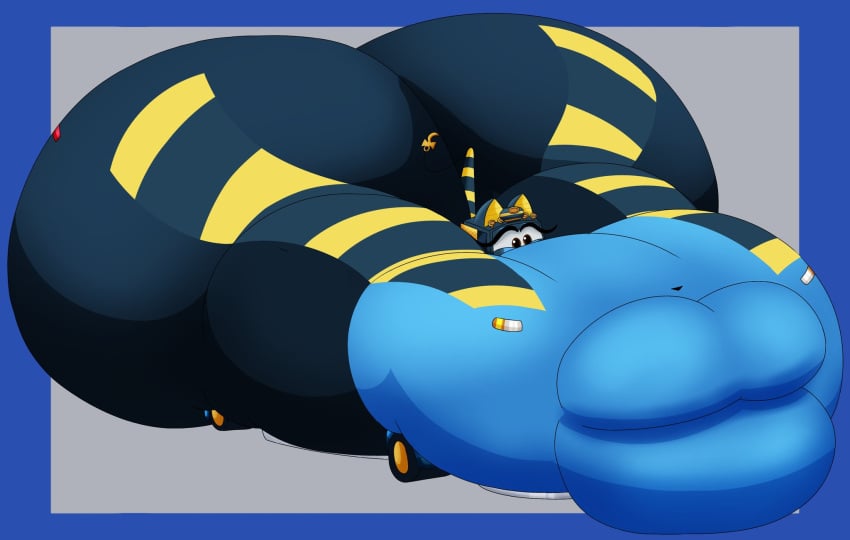 ankha_thompson_(user3345) big_ass bubble_butt cars_(film) female huge_ass hyper_ass hyper_lips thick_thighs user3345 what what_the_fuck wide_hips