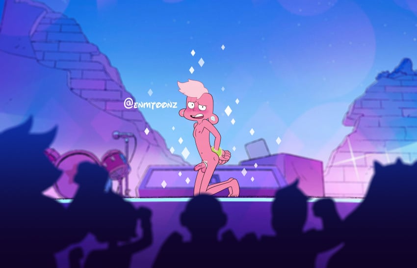 dick embarrassed embarrassed_male embarrassed_nude_male enmtoonz lars_barriga male male_only nude nude_male nudity penis pink_hair pink_skin solo_male steven_universe