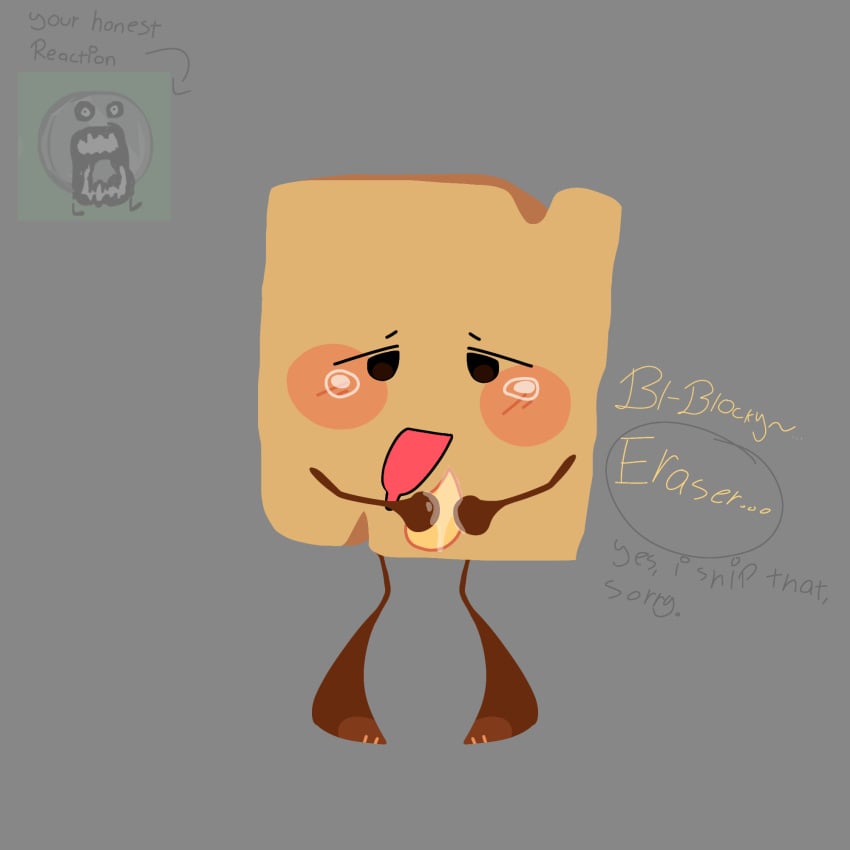 anthro battle_for_dream_island bfb bfdi cum male_only masturbating meme object_shows tears wood woody_(bfdi) yaoi