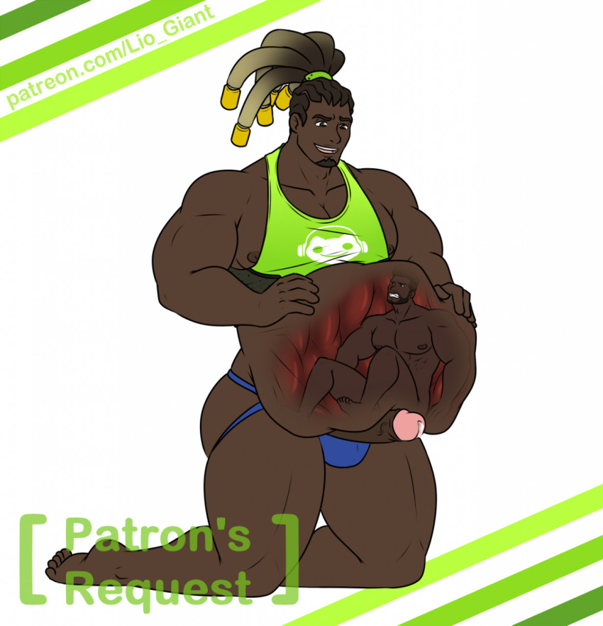 baptiste gay internal lúcio male_pred overwatch overwatch_2 same_size_vore underwear vore