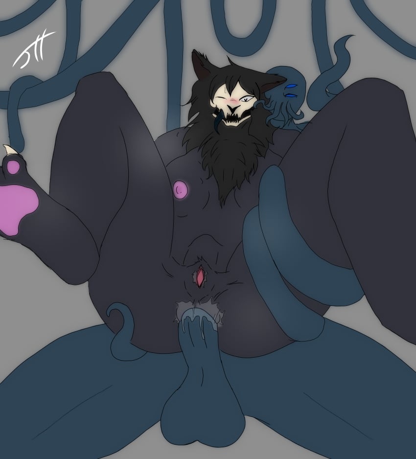 mal0 scp1471 stomach_bulge tentacle tentacle_sex
