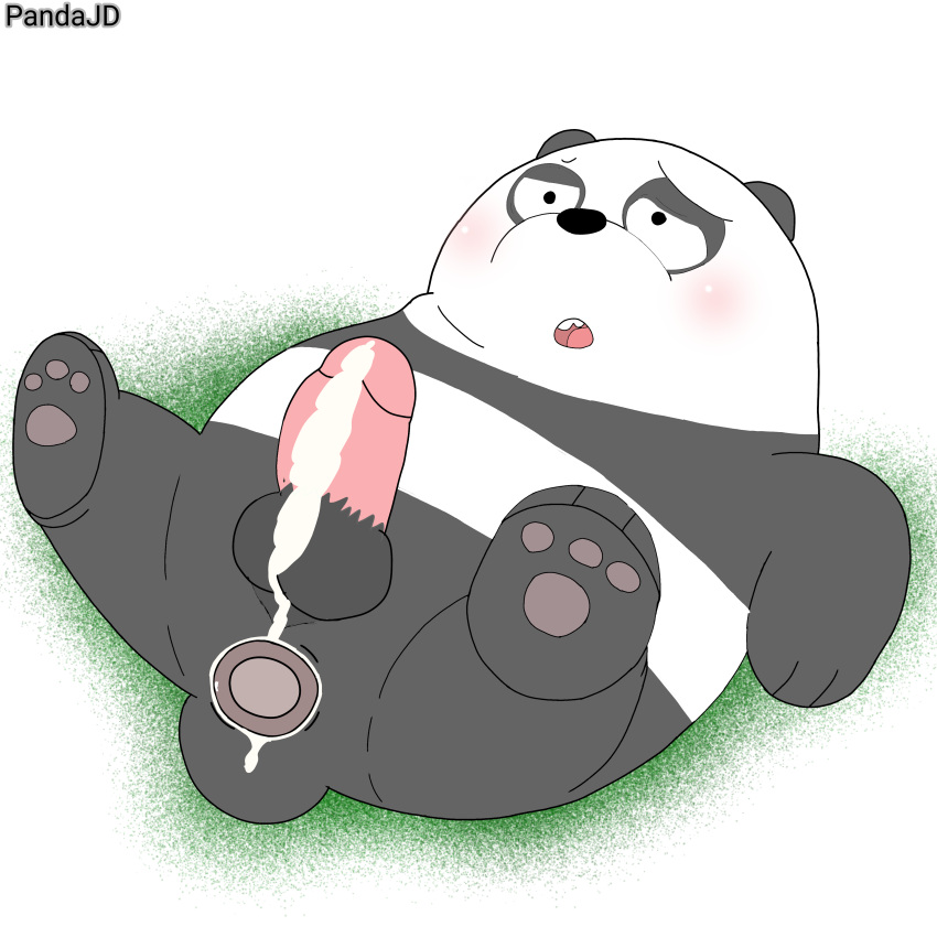 bear cum dildo furry gordo male_only panda penis semen testicles we_bare_bears