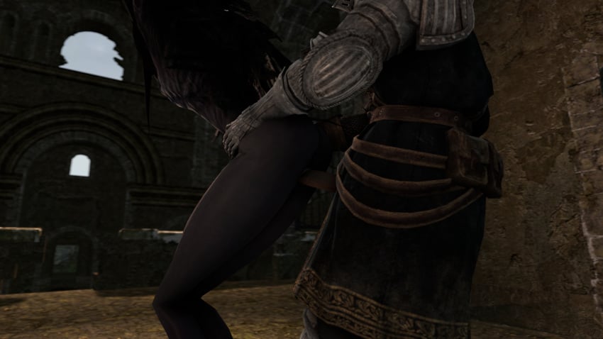 2016 3d armor ass crow_demon dark_souls dark_souls_2 duo erection female fromsoftware highres human interspecies male mammal ornifex penetration penis planetmojo sex source_filmmaker straight vaginal_penetration