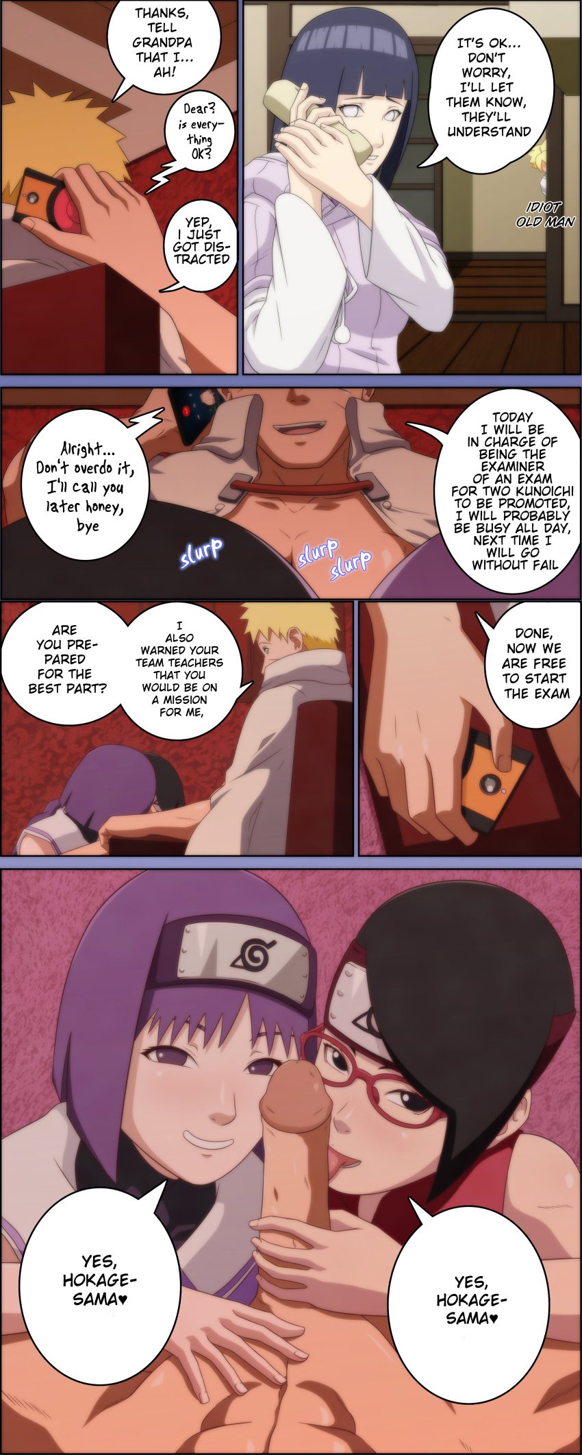 2boys 3girls blowjob boruto:_naruto_next_generations cellphone cheating cheating_girlfriend cheating_husband collaborative_fellatio comic cucked_by_father cucked_by_son&#039;s_girlfriend cucked_by_student cuckold cuckquean cute daughter-in-law dialogue english_text father-in-law_and_daughter-in-law female ffm ffm_threesome husband_and_wife hyuuga_hinata implied_fellatio implied_oral implied_sex kakei_sumire mrchungus multiple_boys multiple_girls naruto naruto_(series) netorare ntr oral petite phone_call sarada_uchiha skinny slim speech_bubble story talking_on_phone teamwork teenager text threesome under_the_table unprofessional_behavior uzumaki_boruto uzumaki_naruto