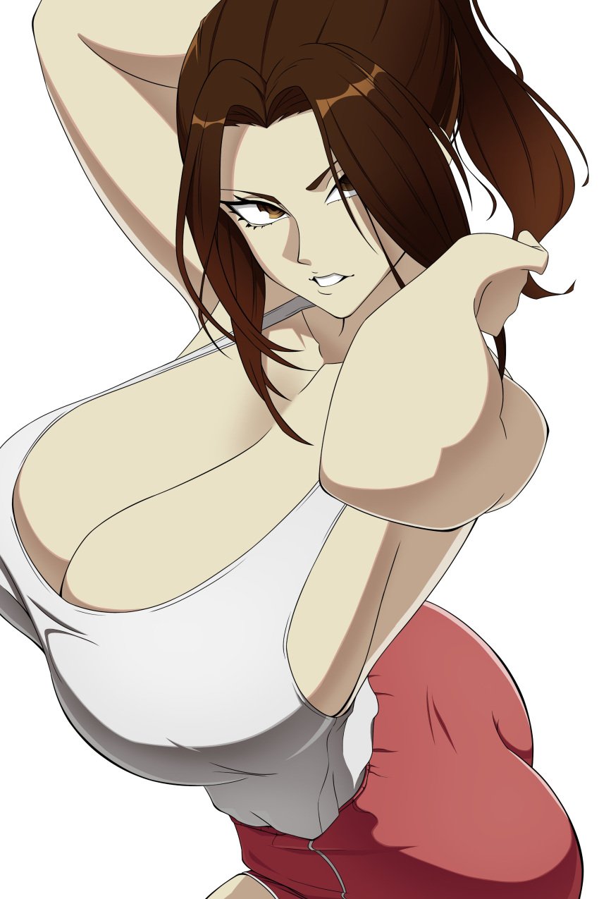 1girls asian asian_female big_breasts breasts brown_eyes brown_eyes_female brown_hair brown_hair_female clothed clothed_female fatal_fury female female_fighter female_focus female_only fighter japanese japanese_female king_of_fighters kitakitsuneart large_boobs large_breasts light-skinned_female light_skin mai_shiranui solo solo_female solo_focus street_fighter street_fighter_6