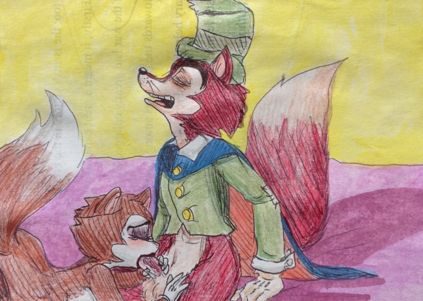 disney fellatio honest_john j._worthington_foulfellow oc oral original_character penis pinocchio puku83 roxanne roxanne_(puku83)