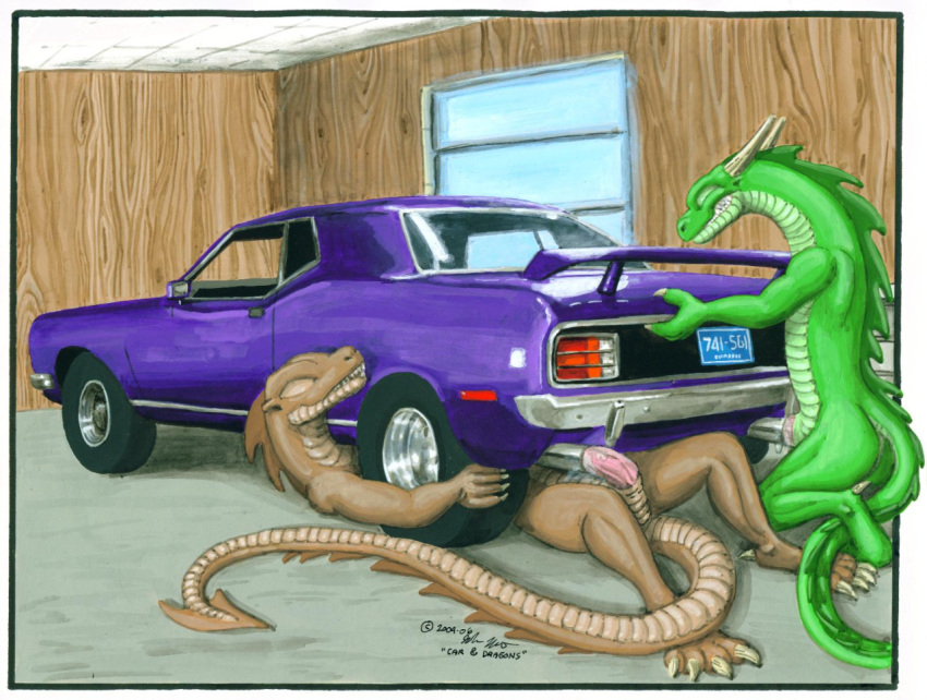 car dragon erection male male_only omegaltd penis scalie sex uncensored vehicle