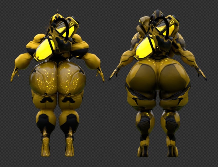 2girls bbw big_ass big_breasts breasts bubble_ass ember_(warframe) female huge_ass huge_breasts qzk_forte saryn_(warframe) tagme thick_thighs warframe wide_hips