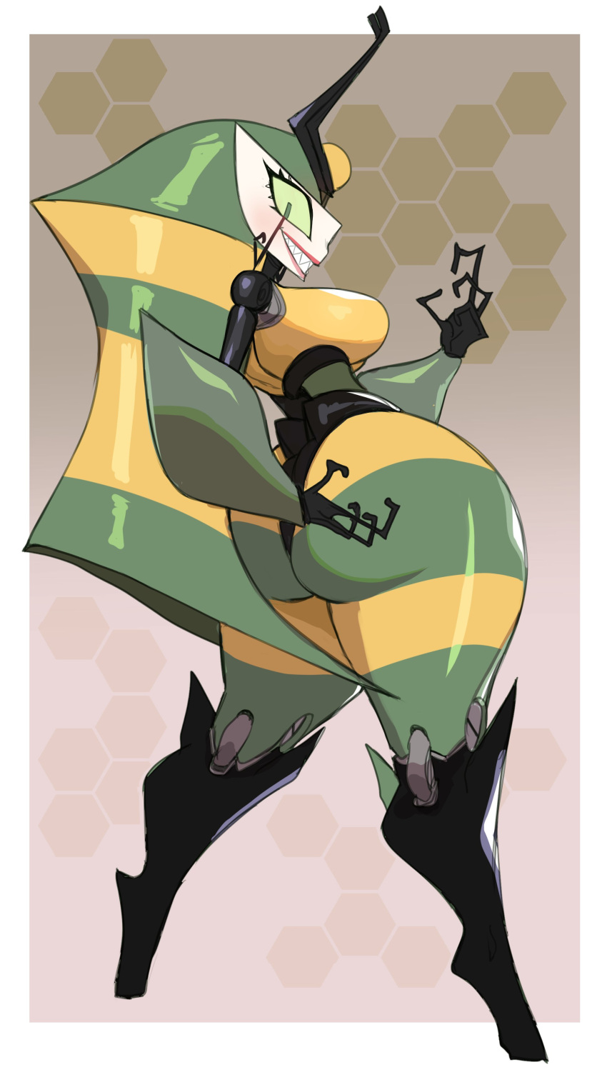 big_ass bubble_ass bubble_butt dat_ass huge_ass lightsource my_life_as_a_teenage_robot queen_vexus tagme vexus