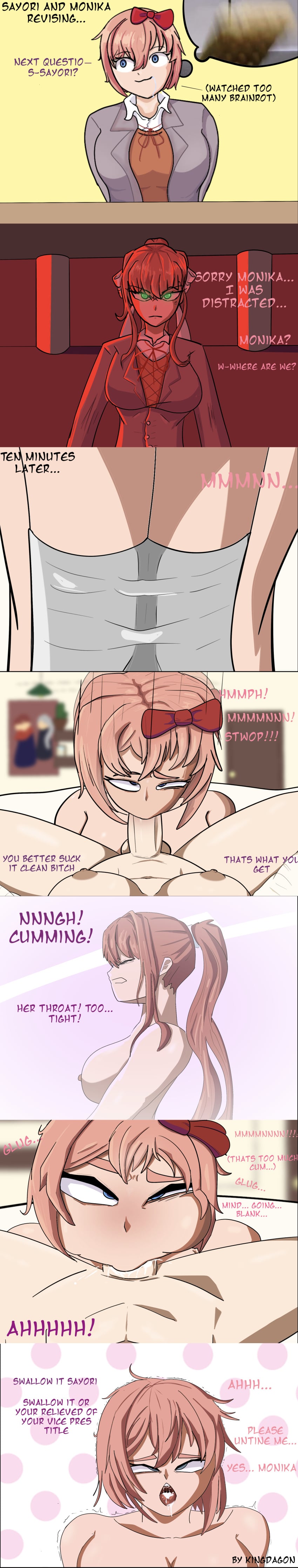 Monika (Doki Doki Literature Club) Rule 34 Image