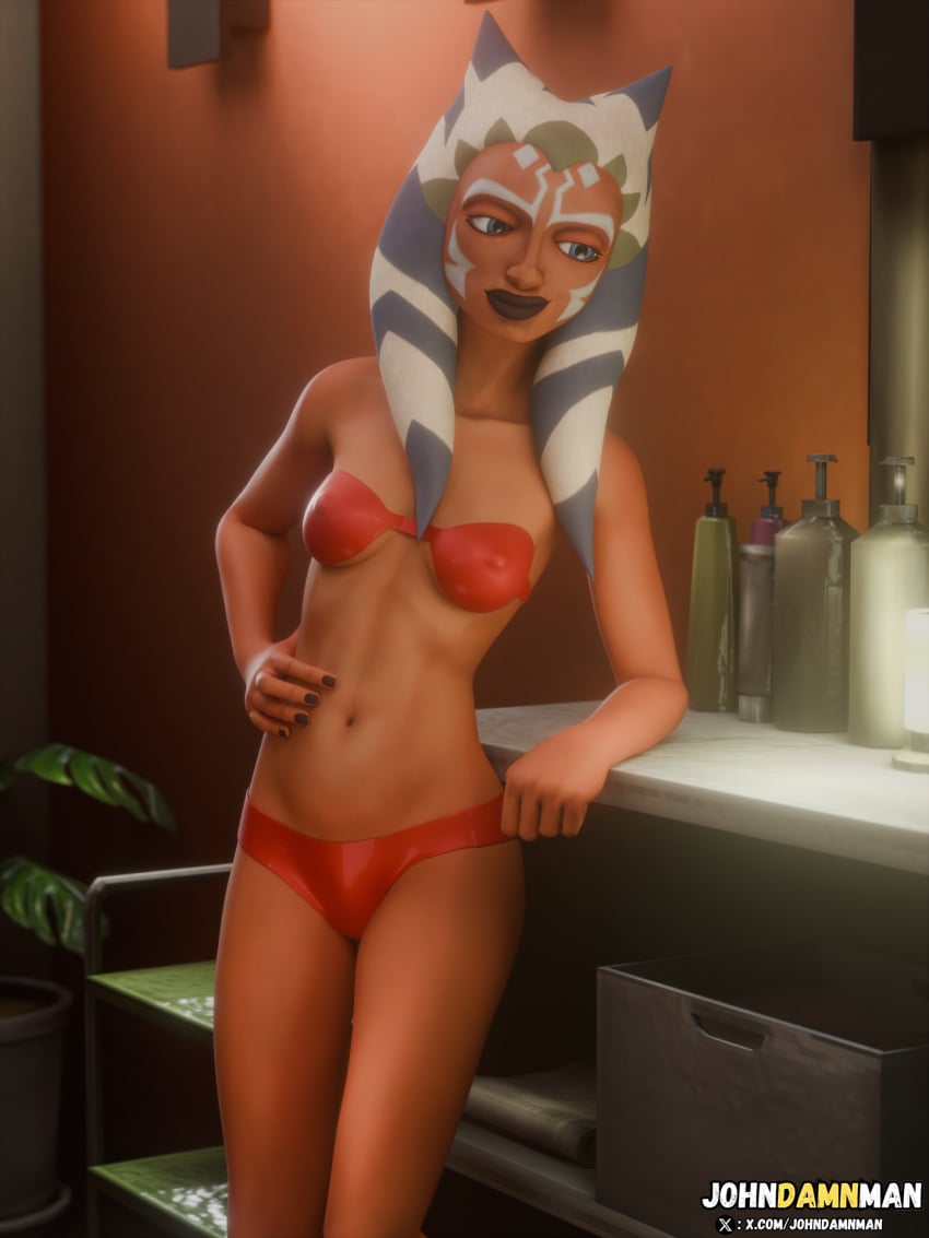 3d ahsoka_tano blender clone_wars johndamnman star_wars the_clone_wars:_season_three togruta