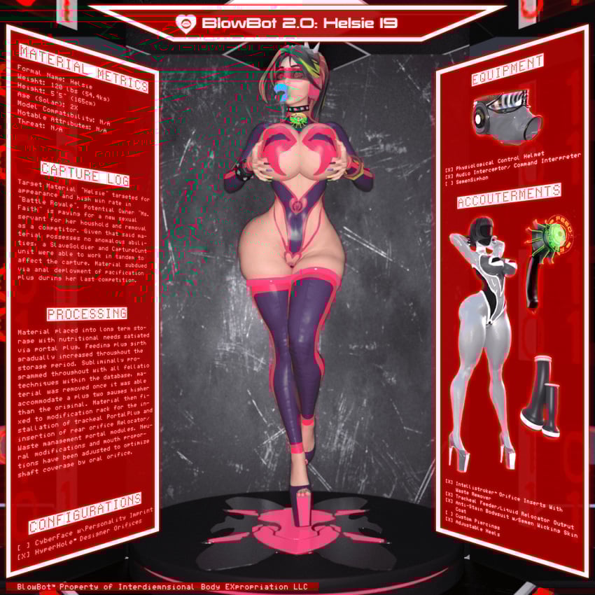 :&gt;= big_ass big_breasts blowbot_(ibex) blowjob blowjob_face body_modification bodysuit corruption drone dronification fellatio fellatio_gesture ibex-cg mind_break mind_control transformation