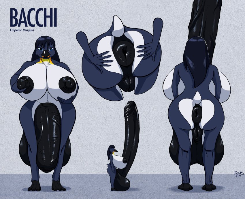 1futa anthro anus areola avian bacchi balls beak bird breasts erection feathers futa_only futanari hair hi_res humanoid_penis hyper hyper_anus hyper_balls hyper_breasts hyper_penis hyper_pussy hyper_testicles intersex nipples nude penguin penis pulsar pussy solo uncensored vein what