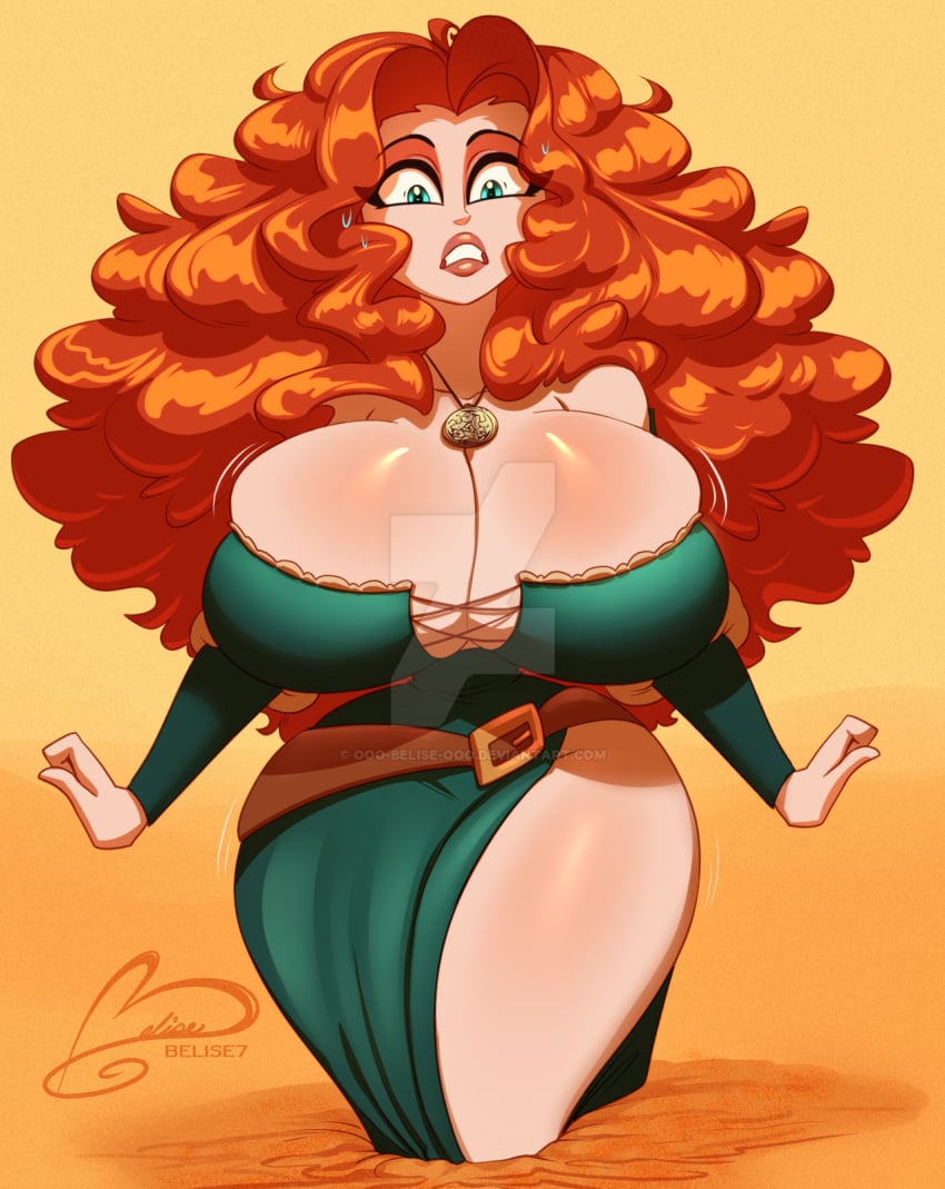 1girls belise7 big_ass big_breasts brave breasts bust busty chest curvaceous curvy curvy_figure digital_media_(artwork) disney disney_princess female hips hourglass_figure huge_ass huge_breasts large_ass large_breasts legs light-skinned_female light_skin mature mature_female merida pixar princess red_head slim_waist thick thick_hips thick_legs thick_thighs thighs voluptuous voluptuous_female waist wide_hips wide_thighs