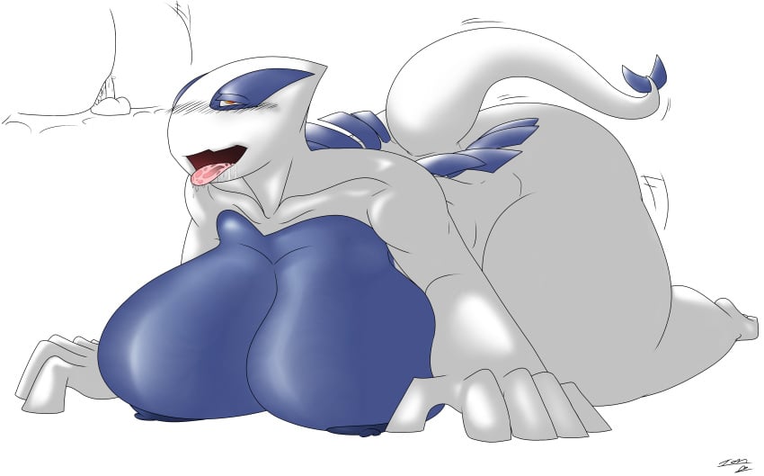 1girls absurdres ahe_gao all_fours animal_genitalia areolae ass avian big_ass big_breasts blue_skin blush breasts digital_media_(artwork) dildo drooling feet female female_only half-closed_eyes huge_ass huge_breasts insertion legendary_pokémon lugia masturbation nintendo nipples nude open_mouth partially_colored penetration pokemon pokemon_(species) pokemon_gsc pussy red_eyes saliva sex_toy simple_background smile solo tail text thepainfultruth thick_thighs tongue tongue_out vaginal_penetration video_games voluptuous white_background white_skin wide_hips wings