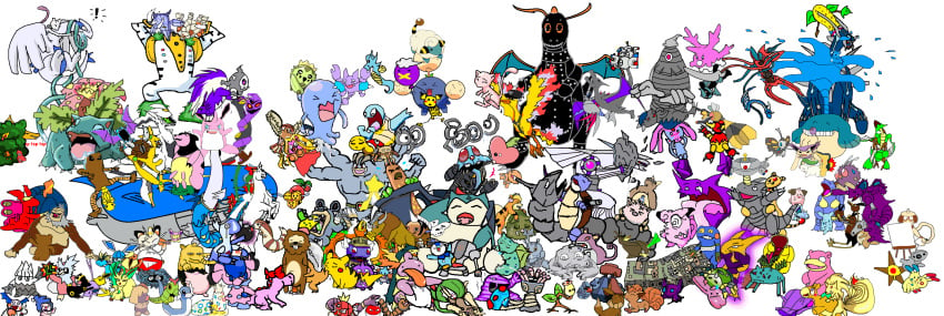 4_arms aerodactyl alakazam alien arbok arceus ariados azurill beard beautifly bellsprout bibarel birdo blastoise color conjoined dragon drifloon female feral feral_only fur furry ghost legendary_pokemon licking looking_pleasured lugia machamp male mario_(series) meowth metallic_body mew mewtwo minun multi_arm multi_eye multi_genitalia multi_head multi_limb multi_penis multi_tail multiple_boys multiple_girls nintendo nudity octophallia open_mouth orange_eyes penis pikachu plusle pokemon pokemon_(species) pokemon_dppt pokemon_gsc pokemon_rgby pokemon_rse regigigas reptile shell skitty tail tongue trunk_(anatomy) venusaur white_background wigglytuff wings