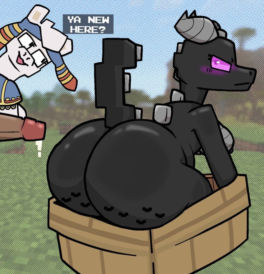 ass ass_focus big_ass big_breasts blocky_body boat breasts bubble_butt cellulite cum cum_leaking dick dumptruck_ass ender_dragon fat_ass female gigantic_ass huge_ass huge_breasts lewdewott llama_(minecraft) minecraft round_ass tagme text text_bubble thick thick_ass thick_thighs thighs voluptuous voluptuous_female wide_hips