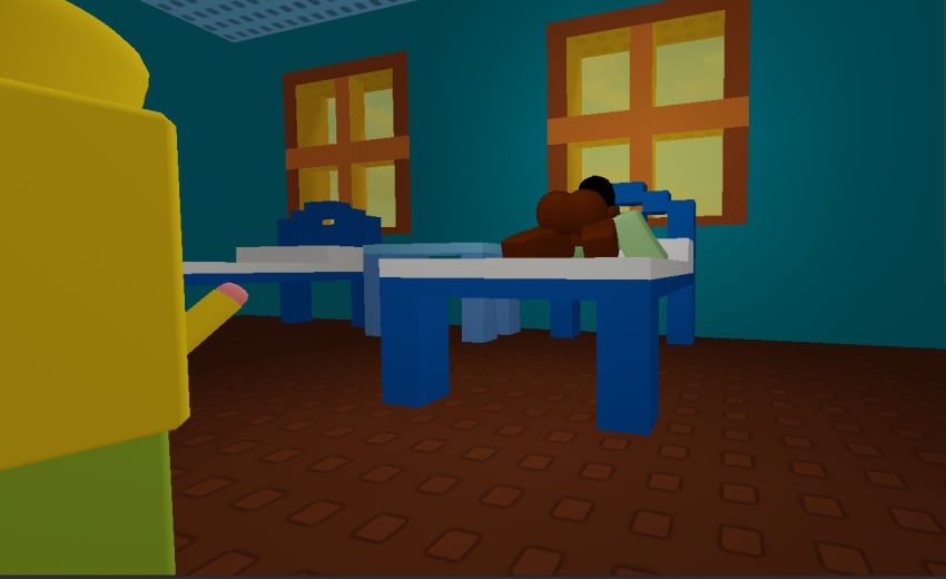 1boy 1girls 3d before_sex big_ass big_breasts clothed clothing female male penis roblox robloxian self_upload straight tagme vagabondxd zombie zombie_girl