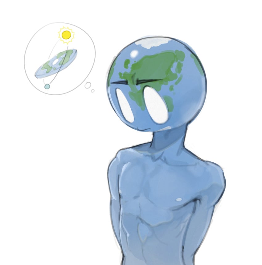 1boy anthro earth_(planet) earth_(planethumans) flat_chest flat_chested kogito male_only naked nipples planethumans plant shirtless shirtless_male solarballs