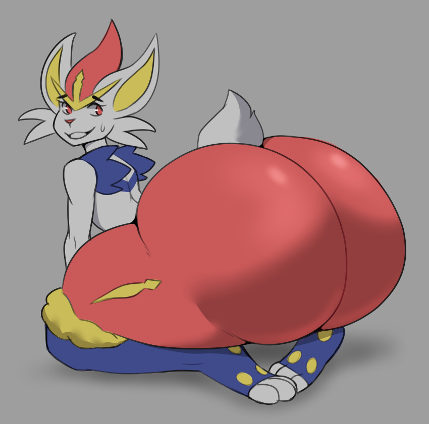 big_ass bubble_butt cinderace huge_ass pokemon reddrago thick_thighs wide_hips