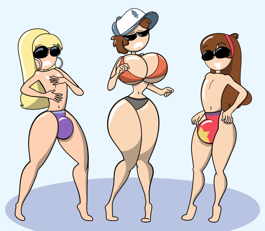 artist_request ass_expansion bikini breast_expansion bulge cleavage dipper_pines dollification female femboy ftm_transformation gender_transformation gravity_falls huge_ass huge_breasts knick_knack mabel_pines mtf_transformation null_bulge pacifica_northwest penis_growth sunnification sunny_miami thick_thighs transformation wide_hips