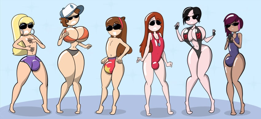 artist_request ass_expansion bikini breast_expansion bulge cleavage dipper_pines dollification female femboy ftm_transformation gender_transformation gravity_falls huge_ass huge_breasts knick_knack mabel_pines mtf_transformation pacifica_northwest penis_growth robbie_valentino sunnification sunny_miami tambry thick_thighs transformation wendy_corduroy wide_hips