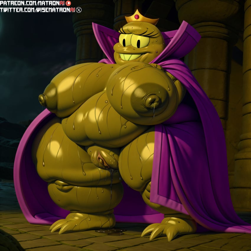 4k ai_generated alien bbw breasts fat female futurama highres hips huge_breasts huge_butt huge_hips hyper massive_ass massive_breasts massive_thighs matronai_(artist) mature mature_female mature_woman ndnd obese obese_female off_model old older_female overweight overweight_female patreon patreon_username pinup pussy solo solo_female ssbbw stable_diffusion sweat sweating thick_ass thick_thighs thighs twitter_username wide_hips