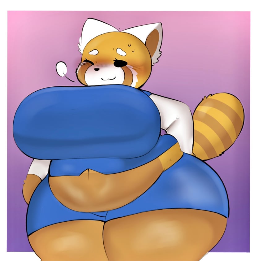 1girls aggressive_retsuko aggretsuko big_breasts breasts chubby female female_only huge_breasts inazuma_kat jpeg netflix retsuko sanrio solo solo_female tagme thick_thighs wide_hips