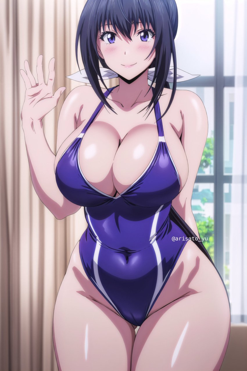 ai_generated anime_girl arisato_yu big_ass big_breasts kaminashi_nozomi keijo!!!!!!!! nozomi_kaminashi panties