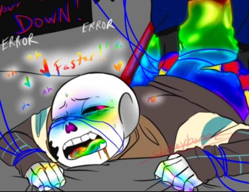 2d blushing dialogue doggy_style ectobody english_text error_sans_(fan_character) fat_ass gay gay_sex humanoid ink_sans_(fan_character) male penetration sans sans_au sanscest sex skeleton slimeybonez tagme talking text undertale_(series) undertale_au undertale_fanfiction