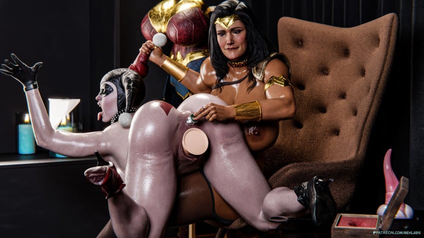 2girls 3d amazon anal ass athletic athletic_female batman:_arkham_knight batman_(series) big_ass big_breasts big_thighs bisexual_(female) bottom_heavy breasts bust busty buttplug chest cleavage continuation curvaceous curvy curvy_figure dc dc_comics demigod demigoddess diana_prince female female_focus femdom femsub fit fit_female green_buttplug harley_quinn harley_quinn_(classic) harley_quinn_(injustice) hero heroine high_heel_boots high_heels hips hourglass_figure huge_ass huge_breasts injustice_2 jewel_buttplug large_ass large_breasts legs lezdom light-skinned_female light_skin mature mature_female mehlabs pale-skinned_female pale_skin sex_toy slim_waist superhero superheroine themysciran thick thick_hips thick_legs thick_thighs thighs top_heavy voluptuous voluptuous_female waist wide_hips wonder_woman wonder_woman_(injustice) wonder_woman_(series) yuri