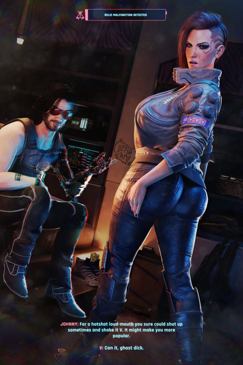 1boy 1boy1girl 3d ass big_ass big_breasts big_breasts big_breasts bottom_heavy breasts breasts breasts bust busty cd_projekt_red chest curvaceous curvy curvy_figure cyberpunk_(series) cyberpunk_2077 female female_focus hips hourglass_figure huge_ass huge_breasts human johnny_silverhand large_ass large_breasts legs light-skinned_female light-skinned_male light_skin lips male male/female mature mature_female rhywlad slim_waist straight thick thick_hips thick_legs thick_thighs thighs top_heavy v_(cyberpunk_2077) valerie_(cyberpunk_2077) voluptuous waist wide_hips