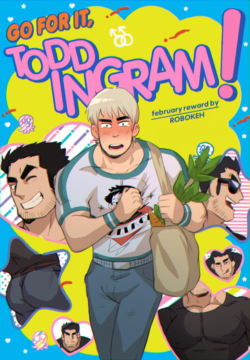 comic_cover gay lucas_lee male male_only robokeh scott_pilgrim scott_pilgrim_takes_off todd_ingram yaoi